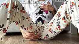 Skinny Teen 18+ with Small Tits Masturbates to Squirting Orgasm.