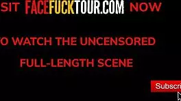 Cute latina teen face fucked by big cock