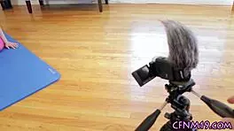 clothed teen babe rides and cums 😏