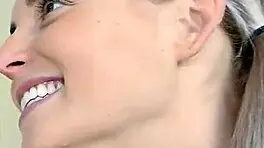 Flexible blonde teen cheerleader gets hard fucked by step-dad