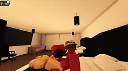 pink haired slut gets fucked by a big cock