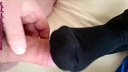 German Homemade Teen Sneaker Sock Fun With Hairy Penis Voyeur