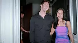 Caramella Del X Gets Visited By 3 Huge Cocks To Lick Her Holes