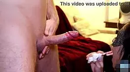 Her first sloppy blowjob, young Desi learns deepthroat for Christmas, oops typo