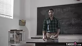 cheerleader teen 18+ lily larimar complimented by her much older teacher ryan driller!