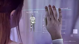 Lucy Huxley STRIPS and SUCKS big black cocks in group