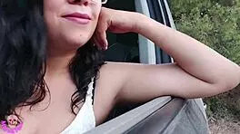 maya meets hot guy and sucks him off in public, oopsie!