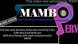 Very Slim Exotic Brazilian Karina Rose In Scene