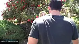 Gorgeous Blonde Girl Rides Hot Guy's Huge Cock