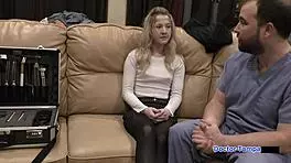 Dr. Tampa Conducts Stacy Shepard's First Gyno Exam