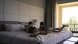 Teen prefers sucking candy over sharing sweets