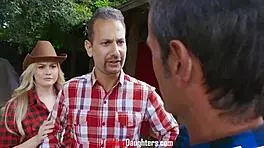 step dads step bros before step daughters hoes - britney light & rosalyn sphix bang with cum, groping, redhead teen 18+, blowjob, old mature hardcore