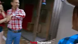 step dads step bros before step daughters hoes - britney light & rosalyn sphix bang with cum, groping, redhead teen 18+, blowjob, old mature hardcore