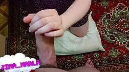 Black Cutie Gives an Intense POV Blow Job at Home