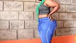 Super thick young 18+ BBW Jennifer Bumbum craves hard fucking with big ass, hardcore, black, ass