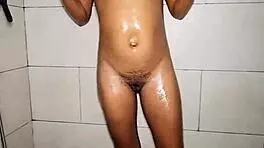 Sexy teen prepares for intense banging at home