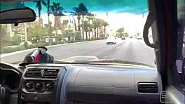 I gived road head to his big cock on las vegas boulevard, so wet!