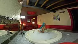 Mia Niqab Worships Ass In Jacuzzi Pussy To Mouth