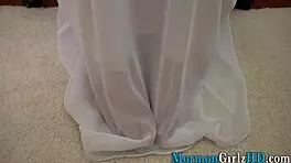 The hot Mormon teen was nailed by a horny MILF