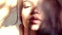 I fucked an 18 year old beauty behind the garages and then on the bed