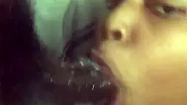 Big Black Cock Gets Sucked by Young 18+