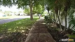 Bangbros - Violet Starr huge dick ko playfully ride karti hai