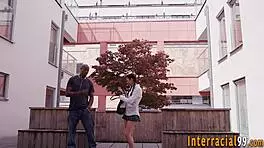 Teen Rides Bbc And Gapes Wide!