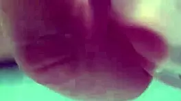 underwater babe gets creampie and dildo