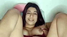 Petite Brunette Latina Teen 18+ Shows Wet Pussy and Tits