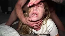 Stuffed Her Mouth With PANTIES During Wild SEX Session