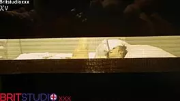 You watch your curvy neighbour fingering herself