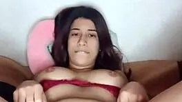 Petite Brunette Latina Teen 18+ Shows Wet Pussy and Tits