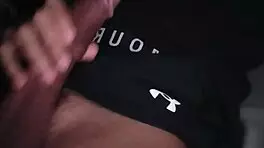 Hot Guy Jerks Big Cock In Workout Clothes