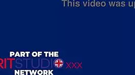 British 18-Year-Old in Uniform Gets Railed Hard and Creampied on Sofa