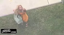 Wow, pretty blonde Goldie Rush riding that huge meaty dick!