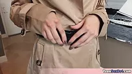 Skinny Neighbor Craves Big Cock To Fill Her Pussy With Cum