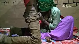 Desi wife bounces hard on bed for wild chudai