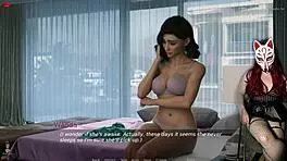 in episode 35, ms denvers plays the stepsister with big tits in fishnets