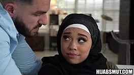Young Girl In Hijab Explores First Time With Step Brother