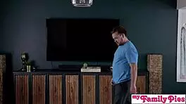 omg sia lust is so cum thirsty, she fucks stepdad then stepbro for creampies pov 😍