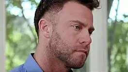 angry husband gets revenge by unloading on the hot babysitter’s face after rough play