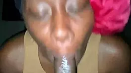 Ebony Couple Caught With Monster Cock Outside