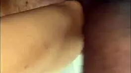 Petite Ebony Slut Dominated in Close-Up Wet Quickie Session