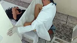 Latina Nurse Moans Loud with Big Cock in Public Hospital