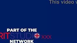 Victoria Greene sucks cock at milking table, uniform drenched in cum! 💦