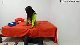 brazen woman shows body