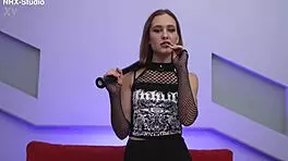 First Monster Cock Stretches Tight Anal