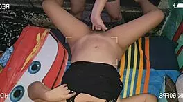 Hidden camera catches me fucking my horny stepsister hard