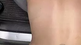 Big booty hooker rides customer reverse cowgirl and swallows cum