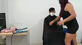 Hairdresser Enjoys Getting Kinky with Clients in Roleplay